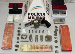 Operação policial em Ipatinga resulta na apreensão de grande quantidade de drogas e armas, e na prisão de dois envolvidos - Portal ZUG - Vale do Aço