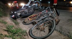 Motociclista morre após bater em ciclista na BR-116 em Inhapim