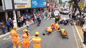 Prefeitura de Fabriciano realiza simulação de acidente como parte da Semana Nacional do Trânsito