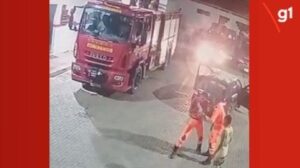 VÍDEO: bombeiros salvam bebê que estava sem respirar, após pais pedirem socorro no pelotão em MG