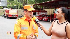 Corpo de bombeiros alerta sobre as altas temperaturas