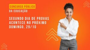 Concurso da Educação terá segundo dia de provas neste domingo (29/10)