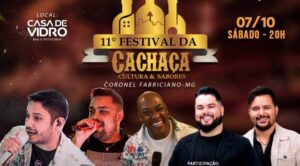 Festival da Cachaça 2023 em Fabriciano: uma celebração de sabores e tradições