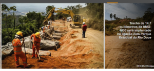 Governo de Minas inicia obra no trecho da ligação de Marliéria com o Parque do Rio Doce