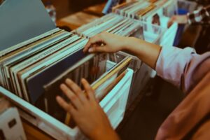 Discos de Vinil em loja