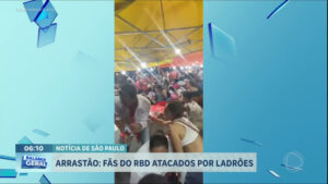 Fãs do RBD sofrem com arrastão após primeiro show da banda em São Paulo - RecordTV