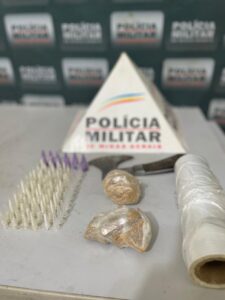 Casal é preso com cocaína em Divino das Laranjeiras