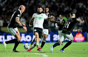 América perde no finalzinho para o Vasco, que respira na tabela