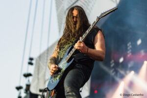 Andreas Kisser com o Sepultura no Rock In Rio 2022