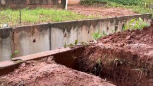 Trabalhador sobrevive após ser soterrado em obra de MG