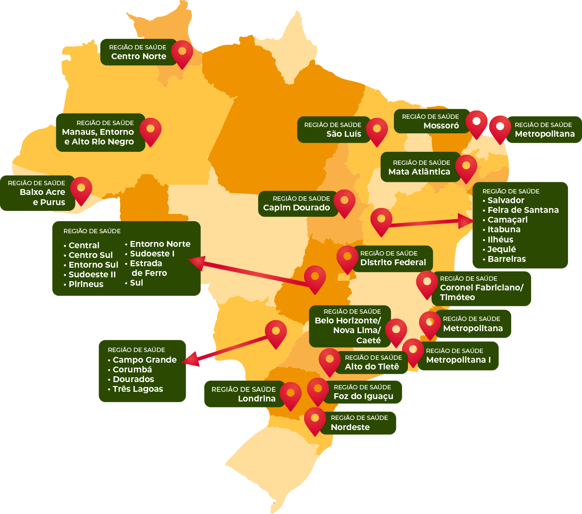 Mapa Regional de Saúde