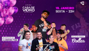 DJ Brinks comemora aniversário em evento com diversas atrações na Casa de Vidro