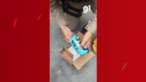 VÍDEO: carrinho de brinquedo é usado como esconderijo de ecstasy em MG; encomenda chegou pelos Correios