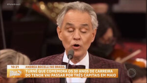 Turnê que comemora os 30 anos de carreira de Andrea Bocelli vai passar por três capitais brasileiras em maio