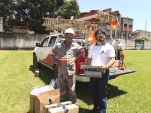 Campo do Florestino recebe refletores de LED. Diretoria destaca a economia na conta de luz