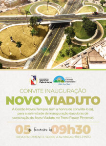 Inauguração do Novo Viaduto de Coronel Fabriciano será na próxima segunda-feira