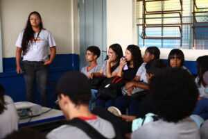 Ação preventiva da Segurança Pública leva discussão de violência doméstica para dentro da sala de aula