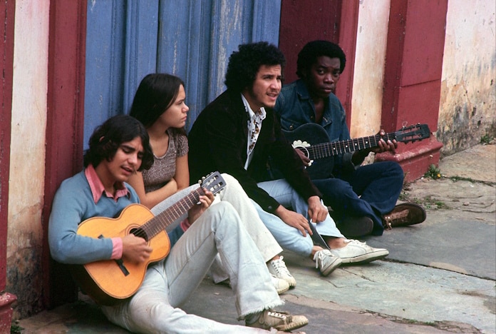 Músicos do Clube da Esquina em Diamantina, Minas Gerais