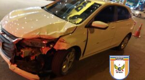 Motorista com sinais de embriaguez é preso após batida na MGC-418 em Teófilo Otoni