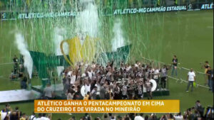 Atlético Mineiro ganha pentacampeonato em cima de Cruzeiro - Minas Gerais