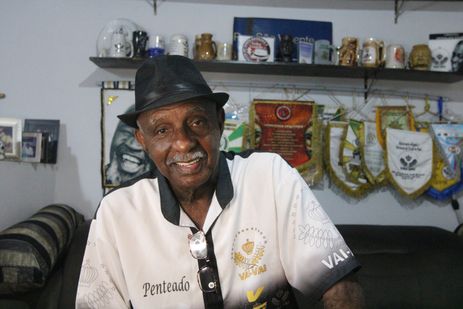 SÃ£o Paulo (SP), 22/03/2024 - O sambista emÃ©rito Fernando Penteado da velha guarda da Escola de Samba Vai Vai. Foto: Rovena Rosa/AgÃªncia Brasil