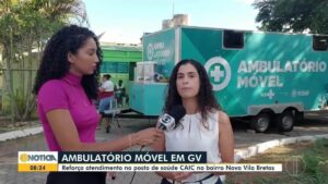 Ambulatório móvel reforça atendimentos de saúde em Governador Valadares | Vales de Minas Gerais