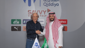 Tcnico Jorge Jesus aps acordo com Al-Hilal (foto: Divulgao/Al-Hilal)