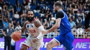 Jogadores de basquete de Minas e Franca (foto: Reproduo/Instagram)