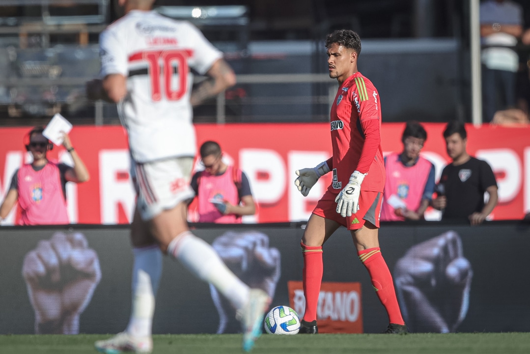 Goleiro Matheus Mendes - (foto: Pedro Souza/Atltico)