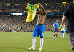 Endrick, atacante da Seleo Brasileira (foto: Rafael Ribeiro/CBF
)