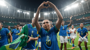 Marta, camisa 10 da Seleo Brasileira (foto: Lvia Villas Boas/CBF)