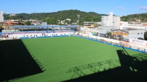 Reforma milionária de estádio em Santa Catarina se aproxima do fim; veja fotos