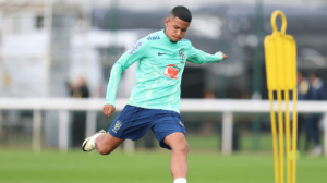 Savinho, atacante do Girona e da Seleo Brasileira (foto: Rafael Ribeiro/CBF)