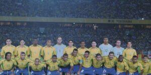 Elenco da Seleo Brasileira na Copa do Mundo de 2002 (foto: Wilson Carvalho/CBF)