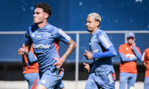 Arthur Viana e Matheus Pereira (foto: Gustavo Aleixo/Cruzeiro)