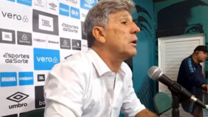 Vídeo: Renato Gaúcho se irrita com repórter em coletiva no Grêmio