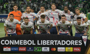 San Lorenzo se classificou em segundo lugar no Grupo F da Libertadores (foto: NELSON ALMEIDA / AFP)