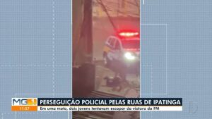 VÍDEO: perseguição policial termina com dois jovens presos em Ipatinga