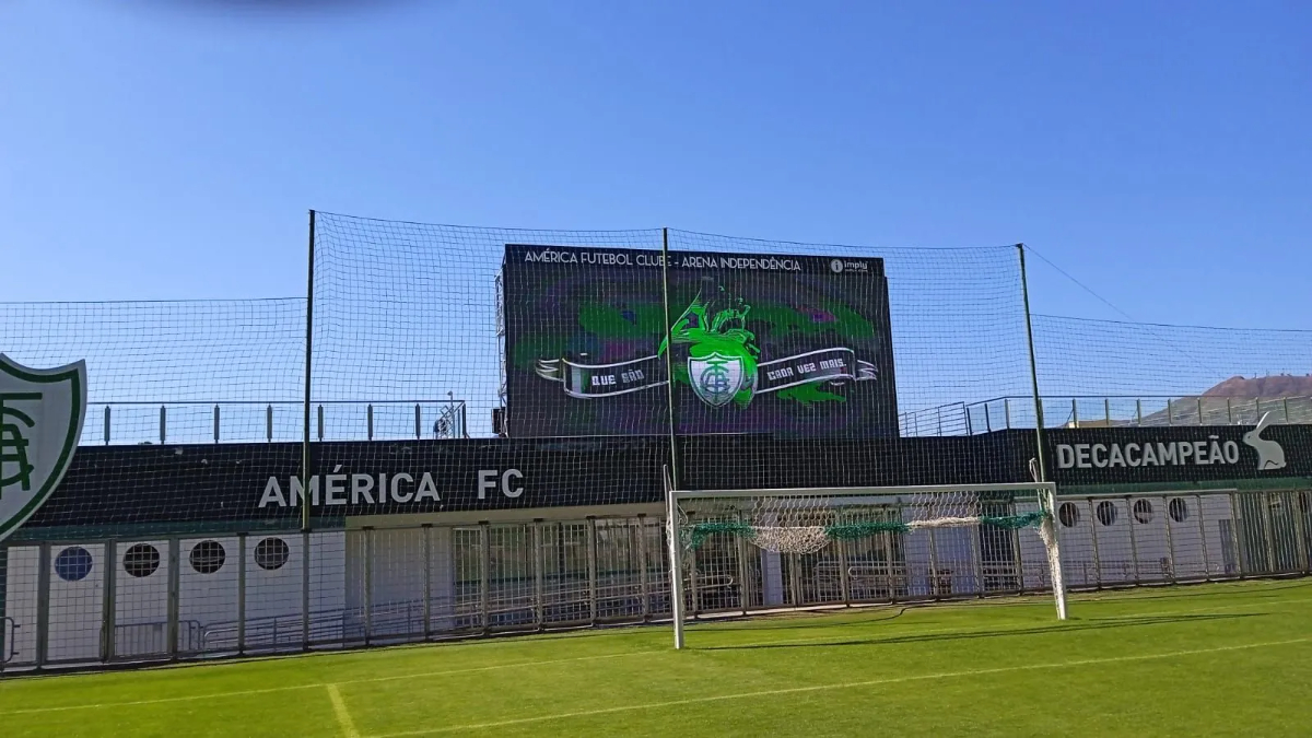 Novo telão do Independência - (foto: Divulgação/América)