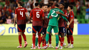 Jogadores da Costa Rica na Copa Amrica (foto: Buda Mendes/Getty Images North America/AFP)