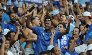 Torcida do Cruzeiro no Mineiro (foto: Alexandre Guzanshe/EM/D.A Press)