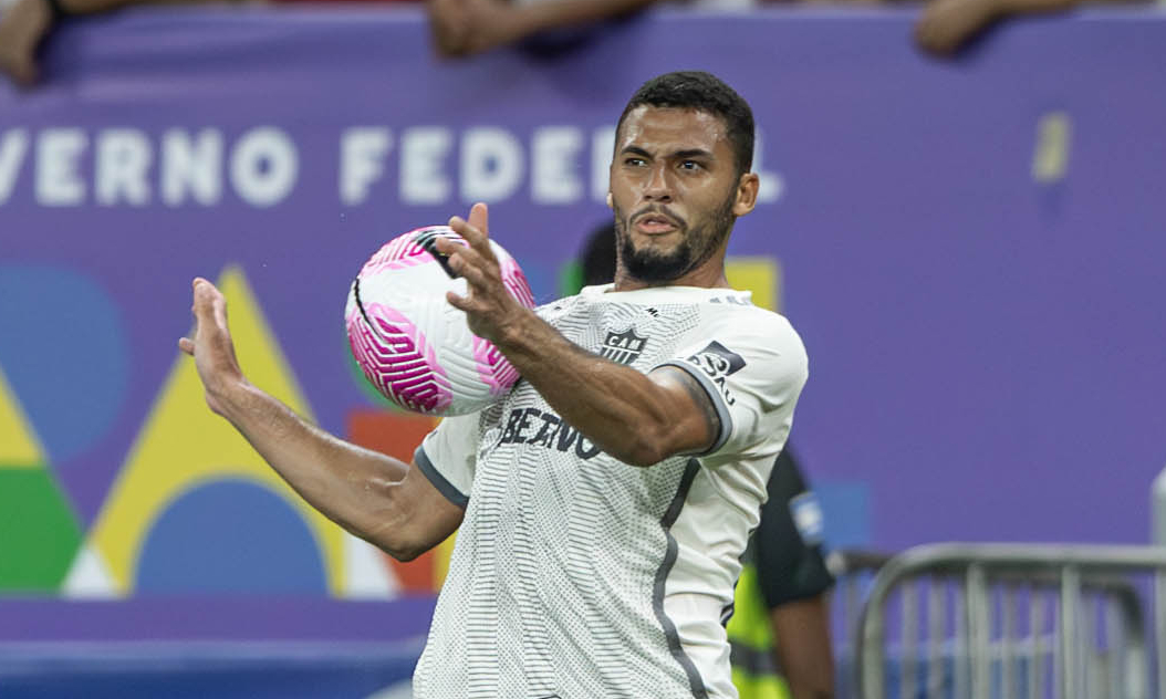 Caio Maia durante estreia pelo Atlético - (foto: Pedro Souza/Atlético)