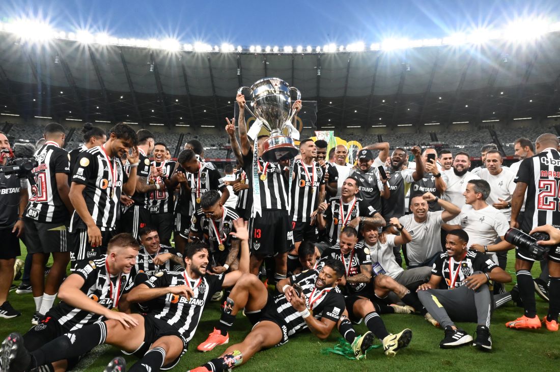 Atltico  o atual pentacampeo mineiro - (foto: Leandro Couri/EM/D.A Press)