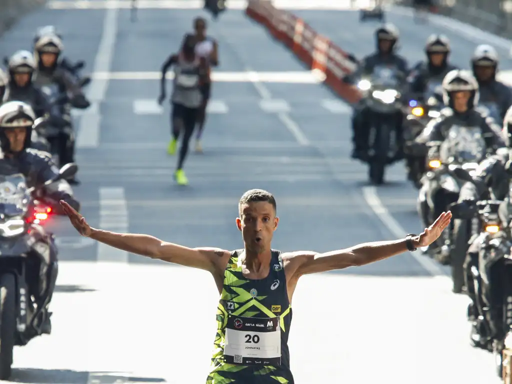 Johnatas Cruz na So Silvestre - (foto: Paulo Pinto/Agncia Brasil)