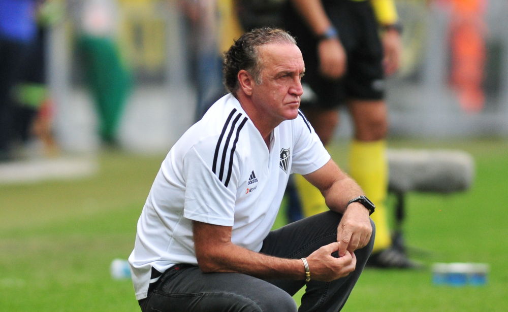 Cuca, treinador do Atltico, durante passagem pelo clube em 2022 - (foto: Ramon Lisboa/EM/D.A Press)