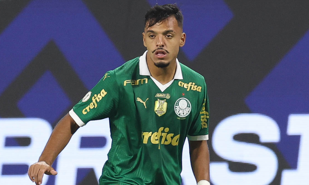 Gabriel Menino em jogo pelo Palmeiras - (foto: Cesar Greco/Palmeiras/by Canon)