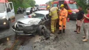 Grave acidente no Contorno Rodoviário de Timóteo/Fabriciano deixa cinco feridos