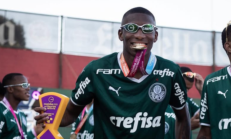 Patrick foi campeo da Copinha de 2023 pelo Palmeiras - (foto: Reproduo/Redes sociais)