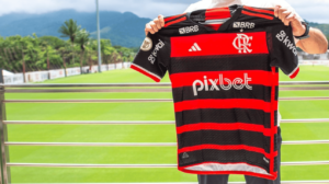 A Pixbet  a patrocinadora master do Flamengo desde janeiro de 2024 (foto: A Pixbet  a patrocinadora master do Flamengo desde janeiro de 2024)