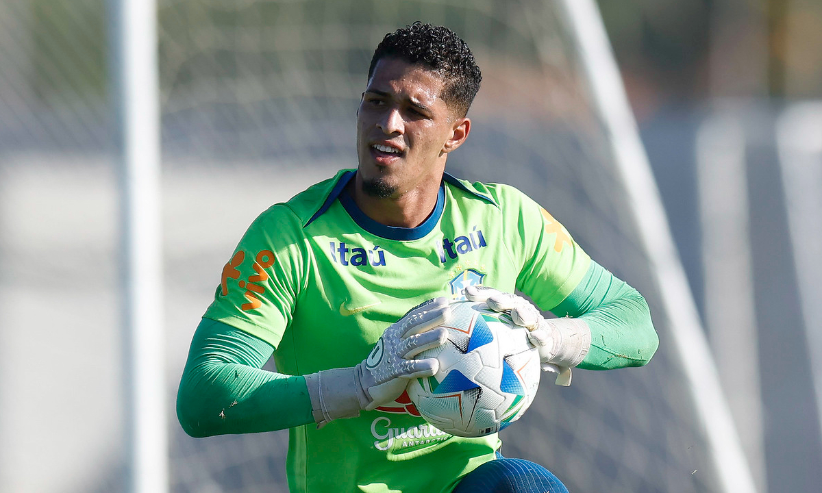 Robert, goleiro do Atltico na Seleo Brasileira sub-20 - (foto: Staff Images / CBF)